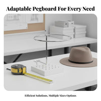 Pegboard Hat Rack Long-Lasting Cap Holder Pegboard Hook Rust-Resistant