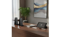 4 Pieces Brochure Holder Metal Brochure Display Stand Sturdy Literature Display Stand Exhibitors, Reception Desks, Retail Counters