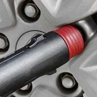 9 Pieces Wheel Hub Rust Removal Brush Replaceable Wheel Hub Cleaning Tool Drill Wire Brush Kit Rotary for Mechanics