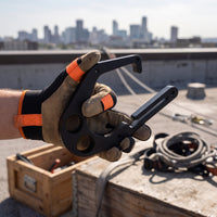 Climbing Hook with Slotted Arm Compact Gear Hanger for Arborists, Rope Access
