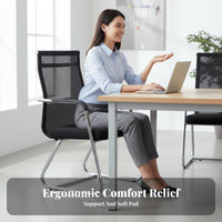Breathable spine supportrest Highspine support Mesh Chair Ergonomic Design Office Furniture rotate Function Computer Seat Wheeled Base for Remote Workers, Students, Adults, Conference Room, Workstation