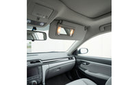 Direct Replacement Left Driver Side Sun Visor with Mirror Gray Left Driver Side Sun Visor OEM Standard Fabric Covered for Car Owners