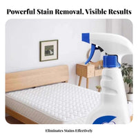 Waterless Mattress Cleaner Spray Water Formula Sofa Dry Removes Tough Stains Multi-Material for Pet Owners, Rugs, Home