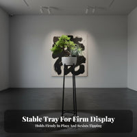 Modern Design Tall Metal Pot Stand Minimalist design Tiered Pot Stand Indoor & Outdoor Plant Holder Space-Saving for Gardeners, Garden, Balcony, Living Room, Office