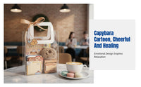 Capybara Stationery Set, School Supplies for Children, Creative Gift Pack, Festive Event Favor, DIY Notebook Accessories