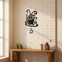 Coffee Cup Wall Decor 3D Effect Coffee Cup Wall Art Easy to Hang for Cafe Owners