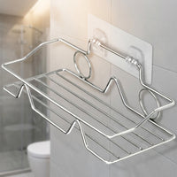 Shower Shelves and Wall Shelf Storage Shelf Stainless Steel, Single Layer Shower Storage Organiser for Washroom and Kitchen Organization Units