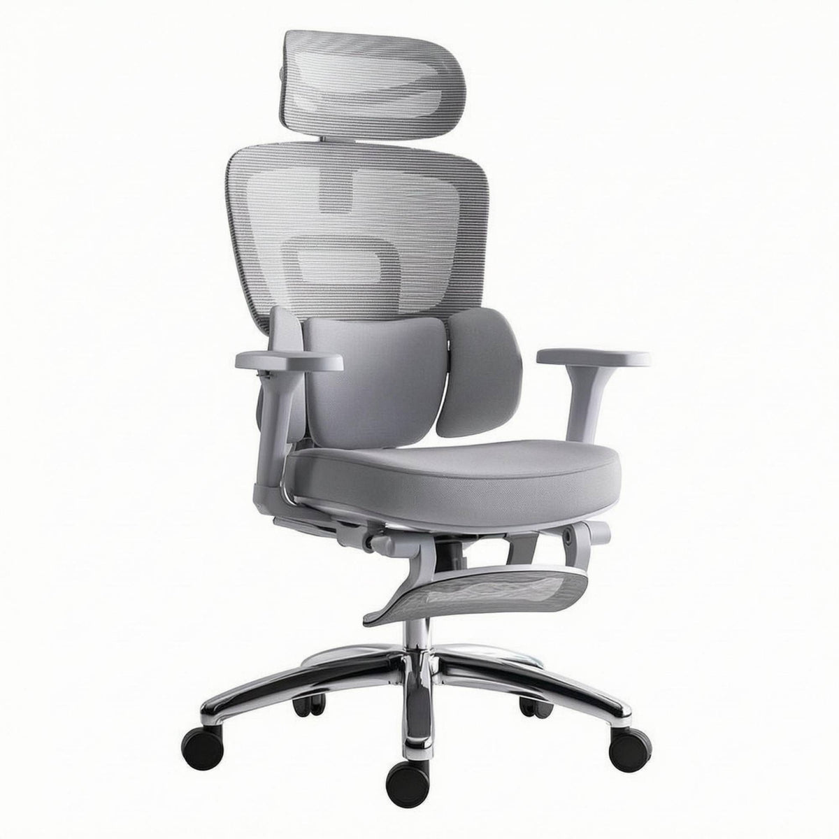 Ergonomic Office Chair Headrest Support Chair Aluminum Alloy Frame