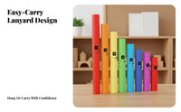 8 Pieces 8-Note Musical Tube Set Early Music Education Diatonic Scale Sound Tubes Accurately Tuned Colored Percussion Tubes for Young Children