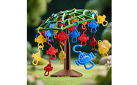 Monkey Balance Tree Game Colorful Hanging Monkey Balance Game Play Set Strategic Thinking Spatial Awareness for Children, Table