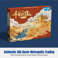 Luxury Silk Road Adventure Board Game, Arabian Merchant, Educational Toy, Strategy, Gift for Kids, 22nd Edition