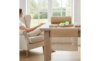 Burlap Table Runner Roll Coarse Table Runner with Rope Long for Crafters, Crafts