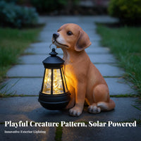 Weatherproof Duck Figurine with Solar Light Weather-Resistant Duck Garden Light Warm Ambient Radiance Mother and Duckling Solar Lantern Charming Design for Creature Lovers, Homeowners, Gift Givers, Yard, Patio, Porch, Pathway