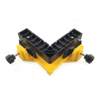 Removable Blocks Right-Angle Woodworking Clamp Screw-Tightened 90-Degree Corner Clamp Metal Threaded Screws Woodworking Corner Square Rigid Plastic for Cabinet Making, Framing, Doweling, Metal Joining