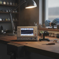 Timepiece Calibrator Benchworkbench Watch Calibrator Mechanical Watch Timing Machine for Watchmakers, Hobbyists, Home Repair