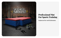 High Jump Landing Mat Tear-Resistant Backward Flop Flop Mat Zippered Cover Pole Jump Landing Landing Area for Athletes, Students, Gymnasium