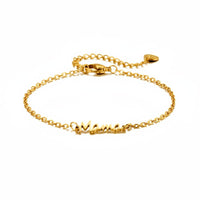 Mama Bracelet Delicate Design Stainless Steel Mama Bracelet Adjustable Chain