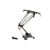 Metal Body HO Scale Pantograph Realistic Feature Model Locomotive Pantograph Sturdy Base Railway Part for Collectors, Miniature Scene