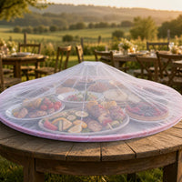Round Table Food Cover Net Tent for Outdoor Dining, Picnic, and Kitchen Use