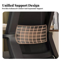 Support Sled Base Mesh Chair Ergonomic Design Mesh Back Sled Chair High-Resilience Cushion Office Furniture Easy to Assemble for Students, Home Users, Visitors, Dormitory, Study Room, Reception Area