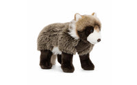 Raccoon Dog Stuffed Toy Soft Stuffed Raccoon Dog Soft-Furred Cuddly for Children, Nursery, Desk