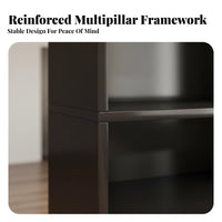 Floor-Standing Cube Organizer Multitier Design Storage Cabinet Includes Drawers Shelving unit Large Capacity for Families, Students, Homeowners, Living Room, Bedroom, Office, Closet