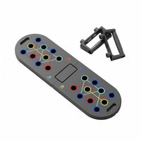 Removable Handles Color Coded Push up Board Marked Zones Push-up Training Board Slim Fitness Gear Carry Slots for Floor Exercises