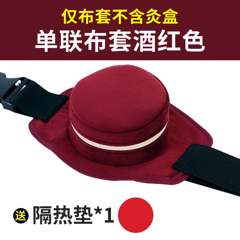 Moxibustion Pack for Neck and Knee, Portable Moxa Box with Smoke Filter, Shoulder and Neck Moxibustion Clothing
