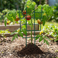 Garden Trellis for Outdoor Plants and Plant Support, Stackable Tall Trellis for Climbing Plants, Interlocking Square Grid Plant Stakes, 1 Pack