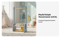 Durable Wood Construction children's Tree-Shaped Hanger Rack Floor-Standing complimentarystanding Garment Rack Nordic design aesthetic Coat Stand Multiple Pegs for Toddlers, Families, Bedroom, Playroom, Entryway, Living Room