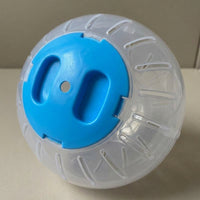 Silent Running Hamster Ball, Well Ventilated Hamster Ball with Lock, Transparent Exercise Wheel for Indoor and Outdoor Use, Random Color