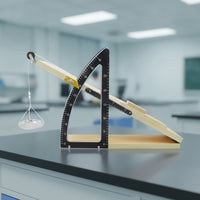 Inclined Plane Friction Meter Mechanical Friction Tester with Pulley Analog Apparatus for Students, Schools