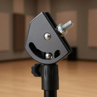 Metal Bracket Adjustable Drum Pad Stand Rubber Feet Folding Tripod Drum Stand Carry Bag Music Gear Foldable for Home Rehearsal