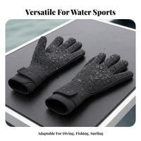 3mm Diving Gloves Sun Protection Diving Gloves Puncture-Resistant Long-Lasting for Snorkelers, Swimming, Underwater Exploration