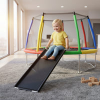 Outdoor Trampoline Connector with Metal Fittings Reinforced Trampoline Textile Connector Tear-Resistant Accessory Anti-Rust for Backyard