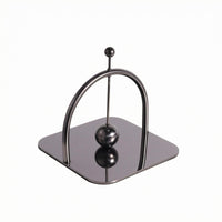 Decorative Tissue Weight Square Base Display Ornament Mirrored Stainless Steel Ornament