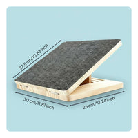 Increased Traction Adjustable Wooden Pet Ramp Sturdy Construction Adjustable Pet Ramp for Small Dogs