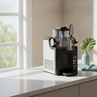 Countertop Slush Machine Compact Icy Drink Machine Temperature Control Slushie Maker Home Use for Families, Hosts