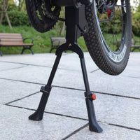 Double-Leg Bike Kickstand Heavy-Duty Center-Mount Bike Kickstand Stand Stable Metal for Cyclists, Commuting, Touring