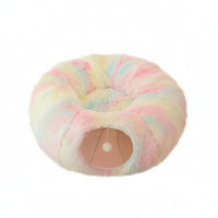 Padded Soft Cat Tunnel Bed Cushioned Cat Tunnel Bed