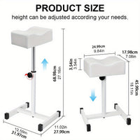Adjustable Footrest Stool for Nail Salons and Pedicure