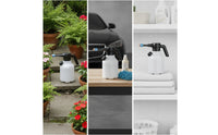 Portable Electric Spray Bottle Adjustable Electric Pump Sprayer Ergonomic Spray Bottle with Charging Cable Fine Atomization for Gardeners, Car Detailers