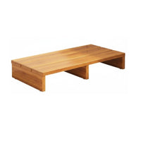 Single-Step Wooden Stool Multi-Purpose Footrest Ergonomic Support for Children