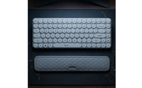 Quilted Keyboard Wrist Rest Rounded Ends Memory Foam Wrist Rest Computer Accessory Pain Relief Water Resistant for Office