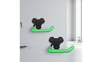 2 Pieces Wall Mounted Golf Bag Hook Heavy Duty Golf Bag Hook Anti-Slip Guarding for Golfers, Garage, Shed
