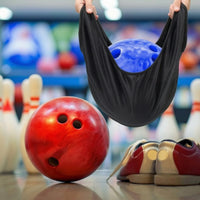 Bowling Ball Cleaning Bag Soft Bowling Polishing Bag Absorbent for Bowlers