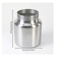 Wide-Mouth Spray Paint Cup Easy to Install Paint Sprayer Cup with Threaded Opening Lightweight Container Flexible for DIYers