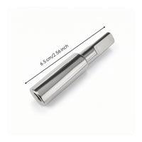 Square-Drive Piano Tuning Pin Socket Drill-Compatible Piano Tuning Pin Removal Tool Chrome-Finished Heavy-Duty
