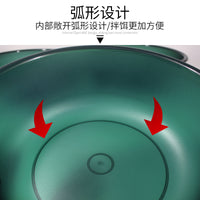 Yuduo Thickened Deepened Bait Mixing Bowl Set, Non-Stick, Large Black Pit Fishing Bait Basin