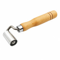 Metal Rolling Head Leather Seam Roller Visible Grain Leather Roller Groove Rings Mirror Finish